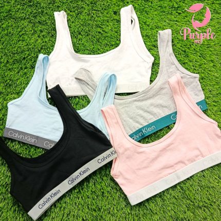 Calvin Klein Style Cotton Stretch Bralette